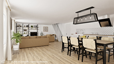 Surface brute Montperreux 122 m2