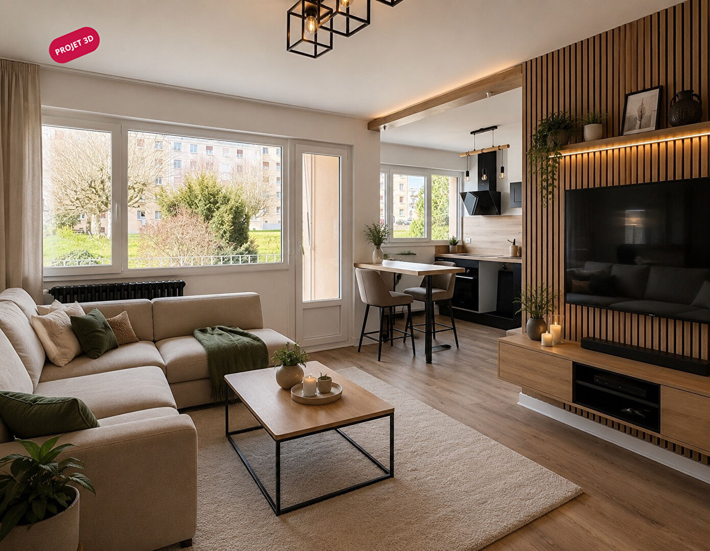 Photo du bien : Appartement 4 pièces 66 m2
