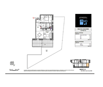 Appartement Residence "Le Murgillet" à Doubs / 2 pièce(s) 42 m2