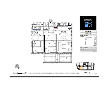 Appartement Residence "Le Murgillet" à Doubs / 3 pièce(s) 58 m2