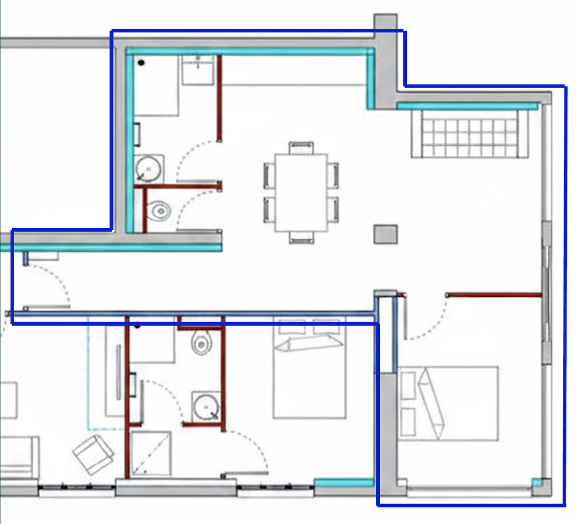 Photo du bien : Appartement 2 pièces 50 m2