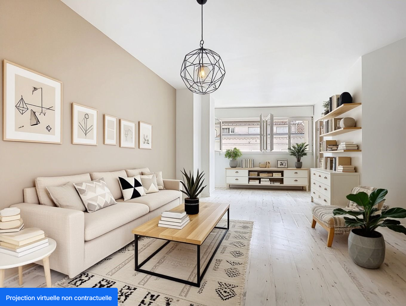 Photo du bien : Appartement 2 pièces 50.6 m2