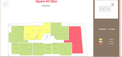 Appartement Bezons 2 pièce(s) 43.43 m2