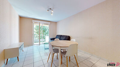 Location Appartement 2 pièces meublées + balcon + cave