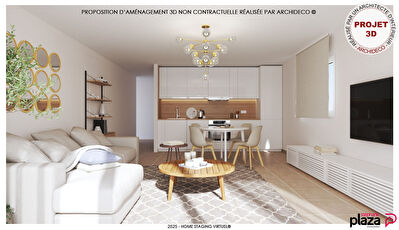 Appartement 4 pièces - Dernier étage avec terrasse  et vue montagne