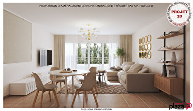 Appartement 4 pièces - Dernier étage avec terrasse  et vue montagne