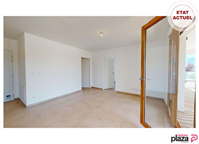 Appartement Ambilly - 4 pièces - 80.03 m² avec cave et place privée.