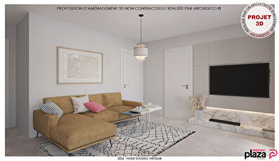 Appartement Ambilly - 4 pièces - 80.03 m² avec cave et place privée.
