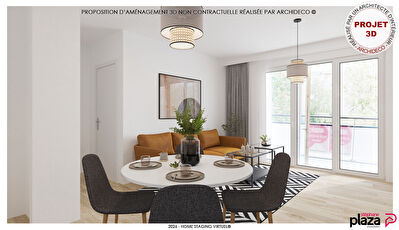 Appartement Annemasse - 2 pièces avec place de parking - 42.51 m².