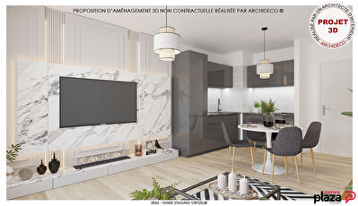 Appartement Annemasse - 2 pièces avec place de parking - 42.51 m².