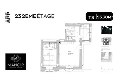 Appartement T3 Quai Vallière à NARBONNE