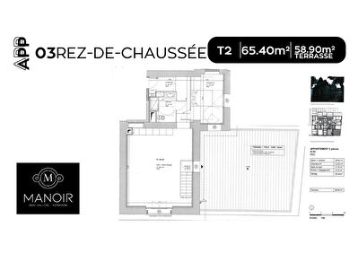 Appartement T2 , NARBONNE , Quai Vallière avec vu canal