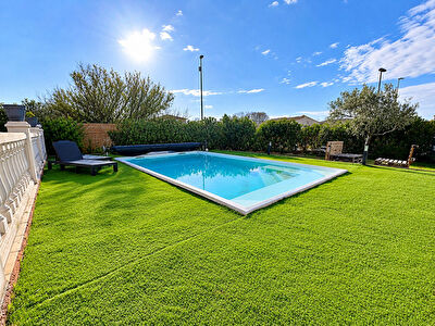 Villa de plain pied à Narbonne avec piscine
