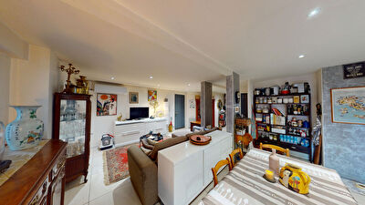 Appartement T3 de 87m² en rez-de-jardin avec parking et cellier