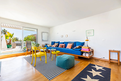 Appartement Paris 2 pièces 62 m2 + terrasse 50 m2