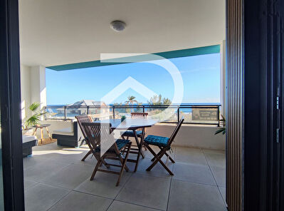 T3 haut de gamme. Vue mer. Résidence récente