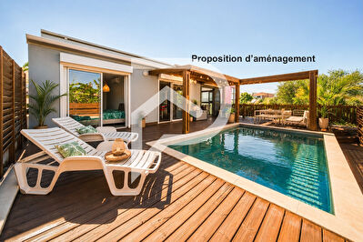 Villa contemporaine F4 avec piscine / Bois d'Olives, Saint-Pierre