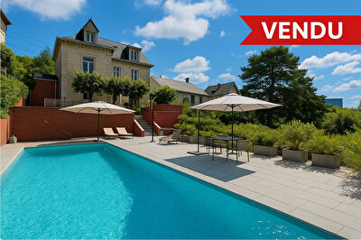 Brive-la-Gaillarde, villa en Brasier, 4 chambres, 1 bureau, piscine, 182.63 m2 !