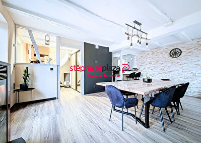 Maison 130 m² rénovée, 3 chambres, jardin