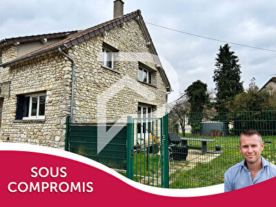 Appartement 3 pièces 80 m2 + 3 places de parking + sous sol total + jardin proche Anet