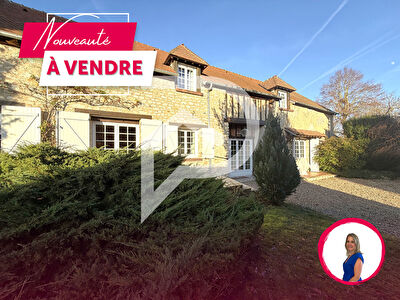 Maison ancienne pleine de charme, dépendance, bien rare à la vente à 10 mn de Bréval