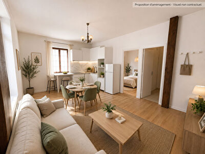 A louer - Appartement Provins 2 pièces 37.77 m2 Non meublé