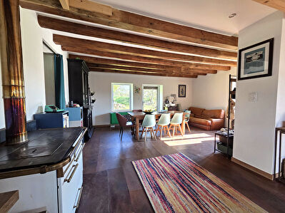 Ferme bressane rénovée, Commenailles, 170 m2, 5 chambres, bureau, terrain 1ha40
