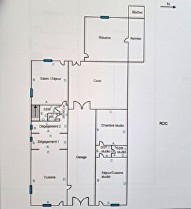 Maison de village en pierre de 136m² avec jardin à Lavigny (39210)