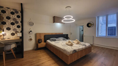 Appartement rénové à Lons Le Saunier, 2 pièces, 48m²