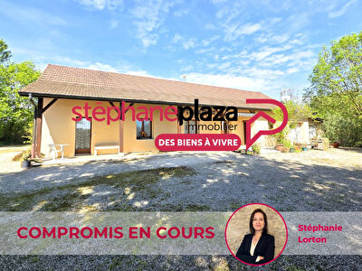 Maison individuelle de plain-pied 135m², Saillenard, terrain 5000m² et dépendances