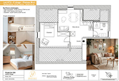 Appartement 32m² à rénover, LONS LE SAUNIER