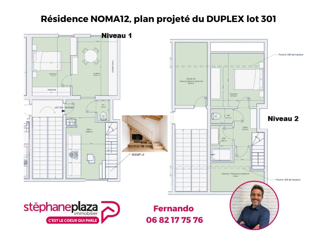 Photo du bien : Appartement 3 pièces 60 m2