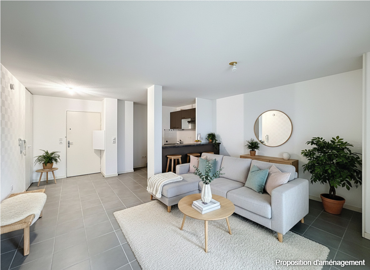 Photo du bien : Appartement 2 pièces 46.78 m2