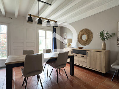 Maison 130m2, 3 chambres et bureau, piscine garage BOURGNAC