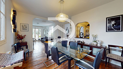 Maison Art Déco - Quartier Saint-Wandrille : séjour double, 3/4 chambres, terrasses et dépendance ? DPE E