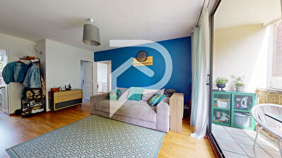 A vendre appartement de 4P à Marly-le-Roi avec 3 chambres - balcon, cave et box privatif