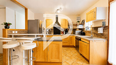 A VENDRE MAISON PLAIN-PIED LIMAY 4 PIECES 80M² 3 CHAMBRES, GARAGE, JARDIN, PROCHE FORET