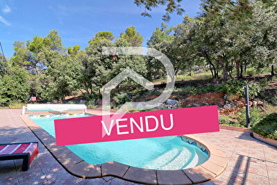 VILLA TYPE 4 AVEC JARDIN ARBORÉ DE 3200M2 ET PISCINE À LA VERDIERE