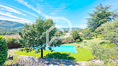 VILLA T4 LUMINEUSE AU CALME SANS VIS A VIS 4783 M2 DE TERRAIN SAINT MAIME ET PISCINE HORS SOL