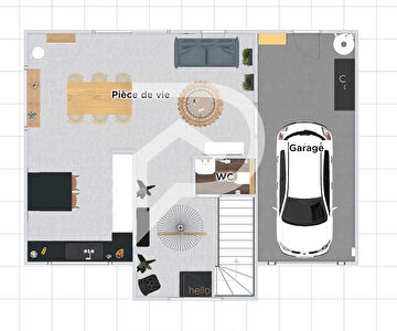 PAVILLON INDIVIDUEL 3 CHAMBRES