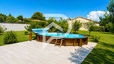 Maison 92 m², 3 chambres avec jardin, piscine et grand sous-sol