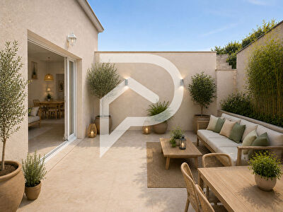 Appartement 2 de 50 m2 en rez-de-jardin