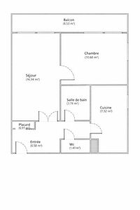 Appartement Creteil 2 pièce(s) 48 m2