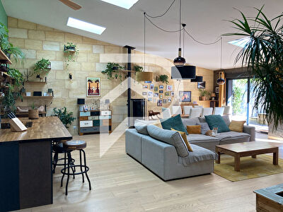 Maison style Loft avec jardin quartier calme Libourne