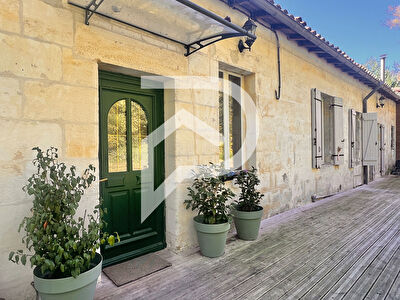 Maison pierre plain pied à Fronsac 104 m2