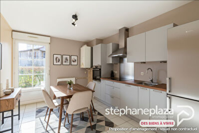 Appartement T2 de 56.39m² avec stationnement privatif au centre de Villars-les-Dombes