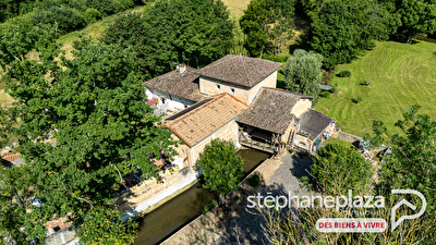 Ancien moulin du XVII° siècle bien d'exception de 331 m² avec dépendances sur 7755 m² de terrain