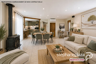 Maison familiale 4 chambres avec parc arboré de 2 500 m²