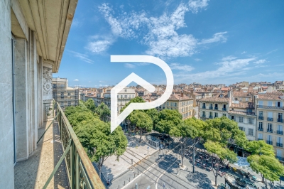 LONGCHAMPS-REFORMES - MARSEILLE  13001- BEL APPARTEMENT  DE TYPE 6  DE 180M2 DANS UN IMMEUBLE  ART  DECO