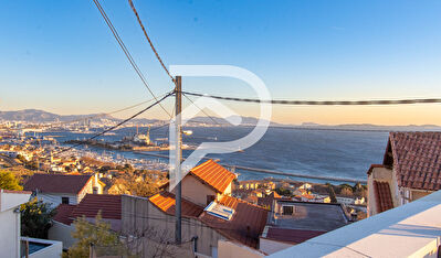 Maison de ville 80M2 Terrasse vue mer - Marseille l'Estaque